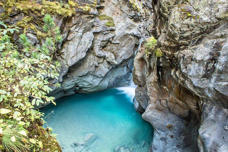 Wasserfall in der Gorner Schlucht