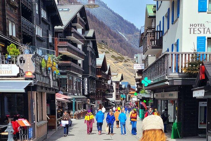 Zentrum von Zermatt