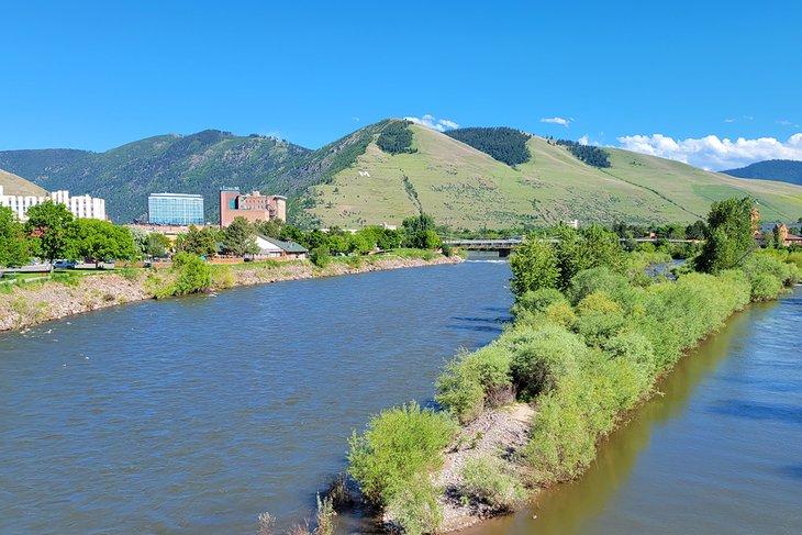 Centre-ville de Missoula, à quelques minutes en voiture du parc de Jim et Mary