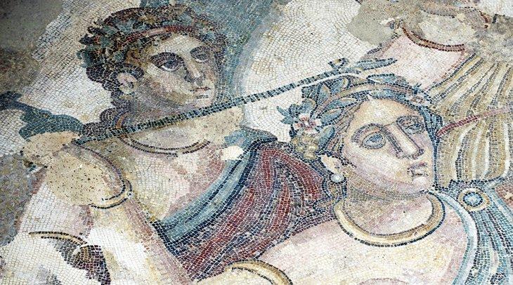 Mosaik aus der Villa Romana del Casale