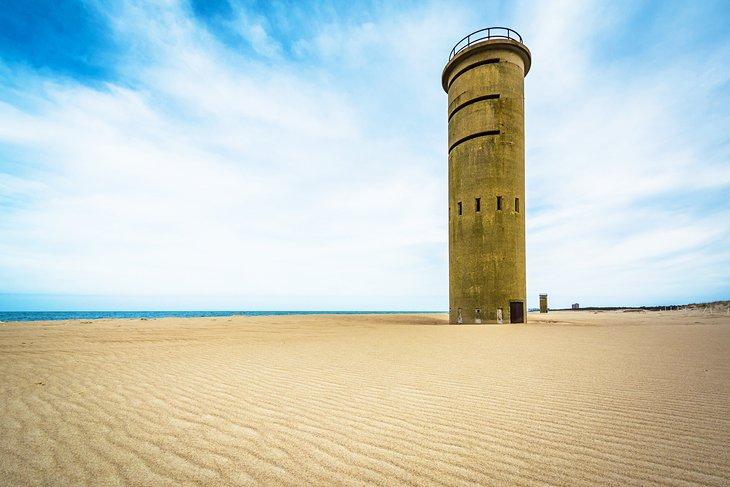 Torre de observación en el Parque Estatal Cape Henlopen