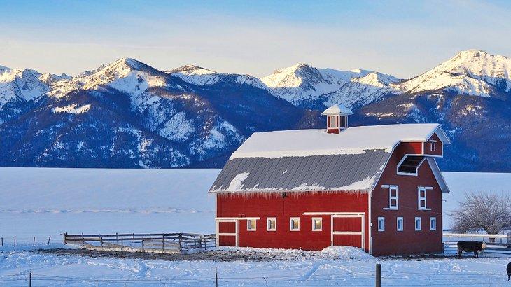 Invierno en las Montañas Wallowa