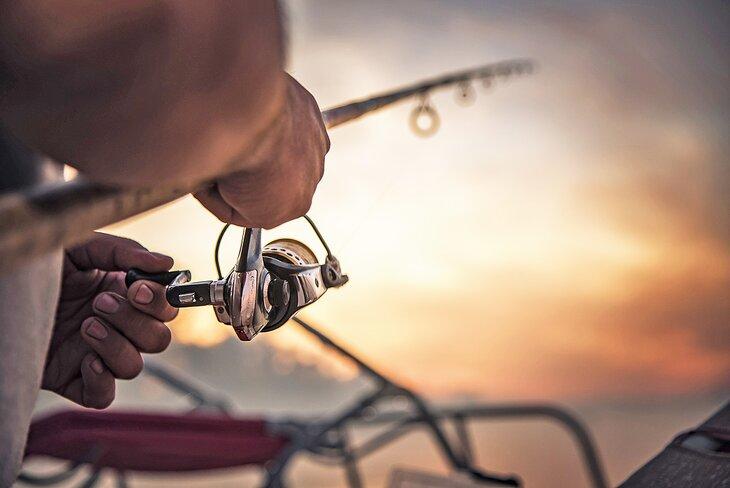 Pesca en la mañana temprana