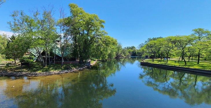 Un canal en las Islas de Toronto