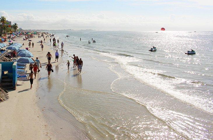 Fort Myers Beach al sur del muelle
