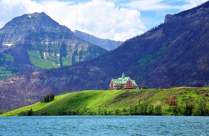 El Hotel Príncipe de Gales en el Lago Waterton