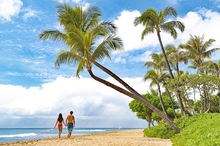 Caminando en Kaanapali Beach, Maui