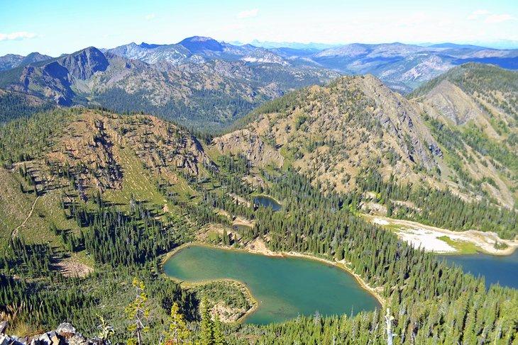 Wilderness de Rattlesnake, vue depuis le Stuart Peak