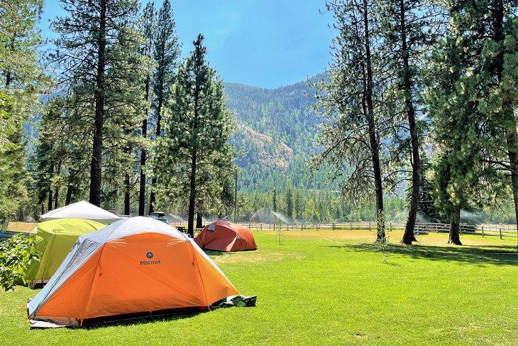 Acampando en Owl Mountain Ranch