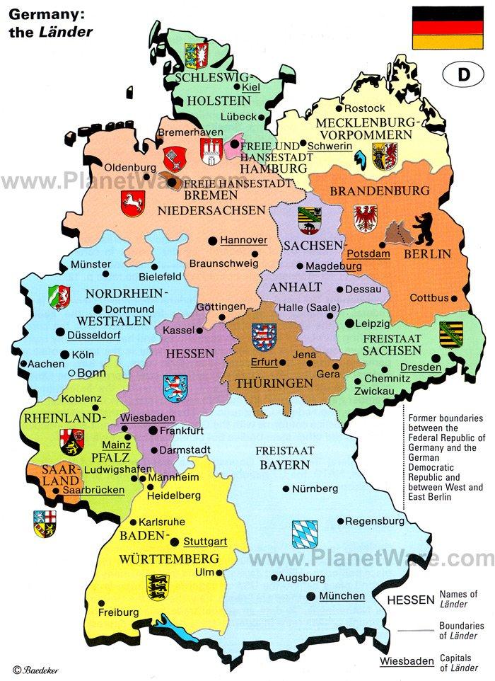 Karte von Deutschland