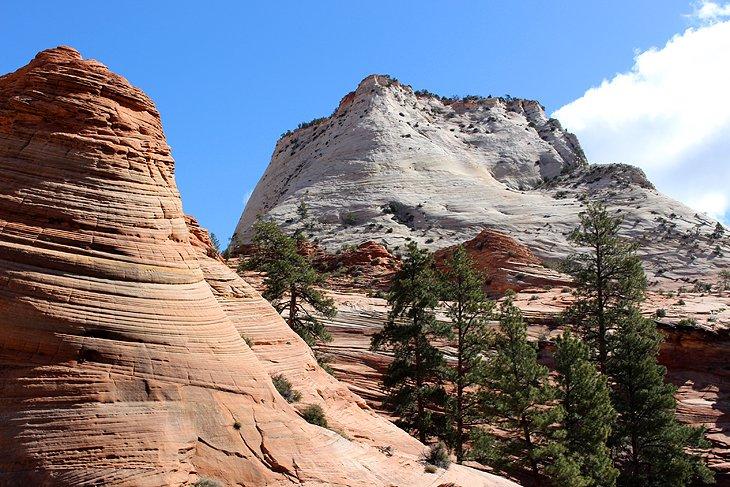 Paysage du côté est du Parc National de Zion