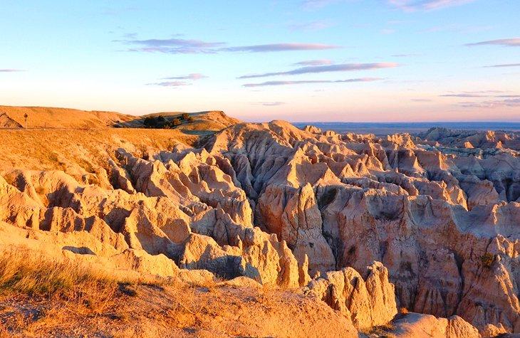 Los encantadores buttes del Parque Nacional Badlands