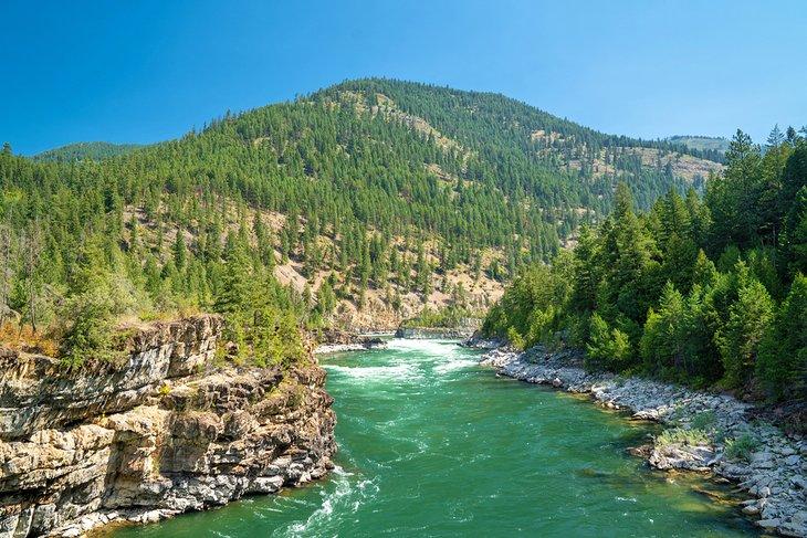Der Kootenai River im Kootenai National Forest