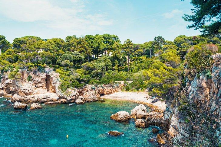 Playa aislada en Cap d'Antibes