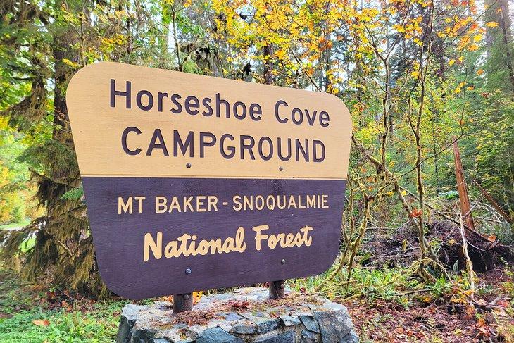 Panneau de Camping Horseshoe Cove