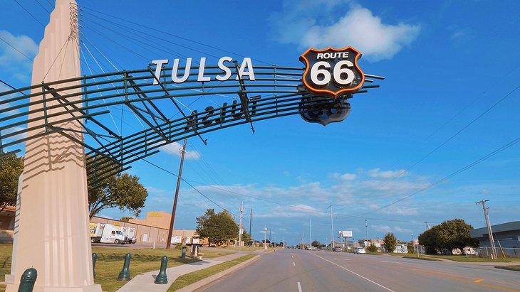 Ruta 66 en Tulsa, Oklahoma