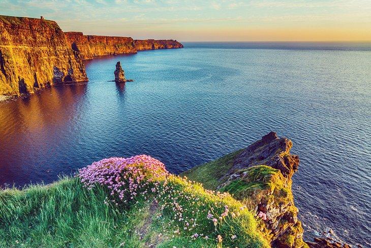 Acantilados de Moher al atardecer