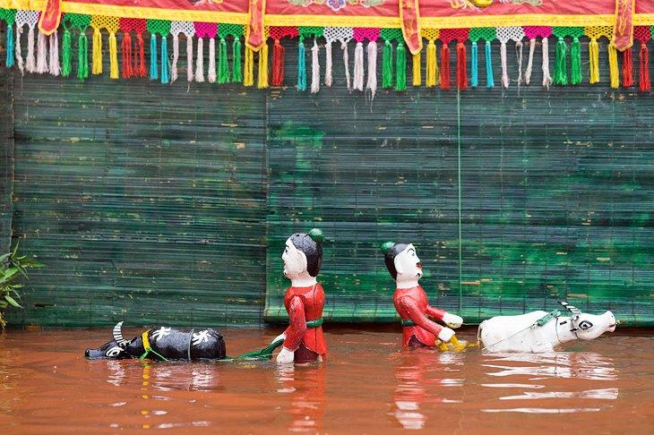 Marionetas de agua