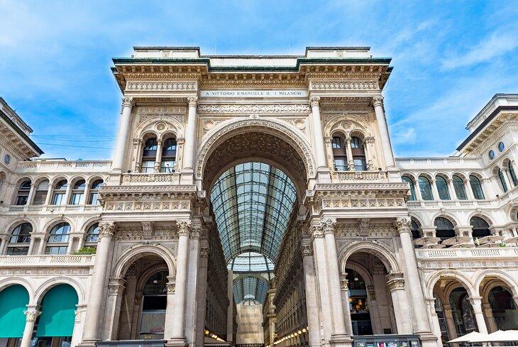 Galería Vittorio Emanuele II en Milán, Italia