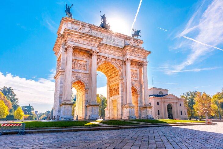 Arco de la Paz en Milán