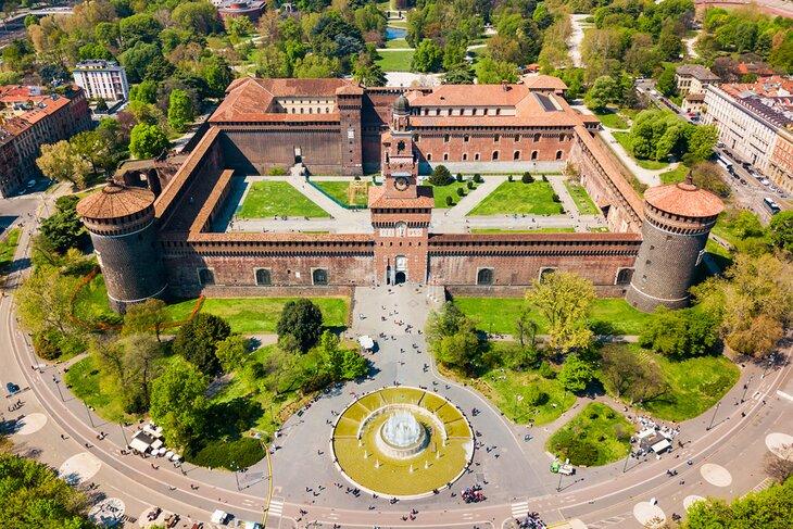 Castillo Sforza en Milán