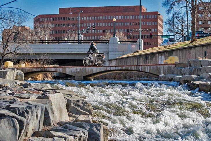 Radweg in Cherry Creek, Denver