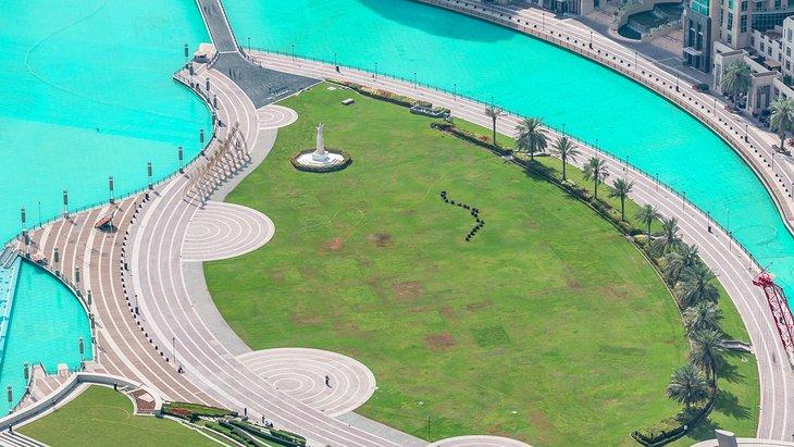 Parque Burj desde arriba