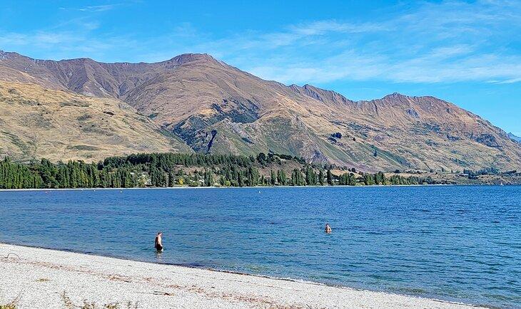 Bord de lac à Wanaka
