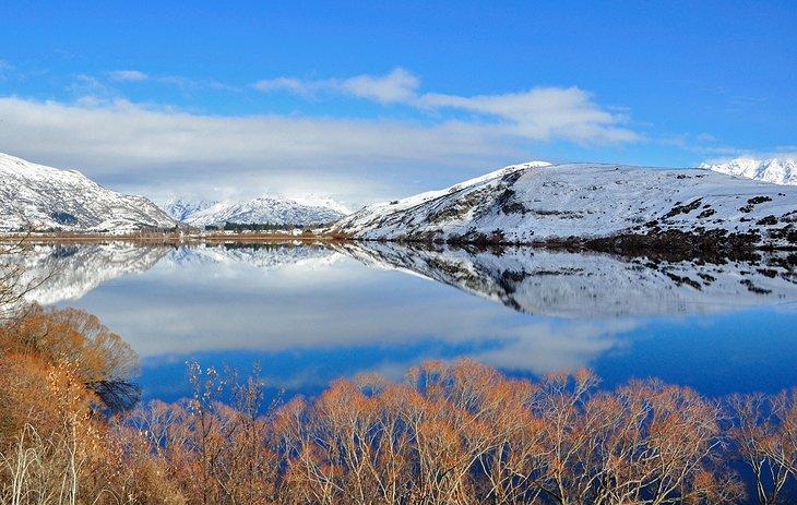 Lac Hayes sur le Queenstown Trail