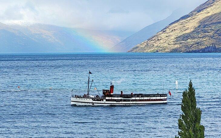 TSS Earnslaw sur le lac Wakatipu