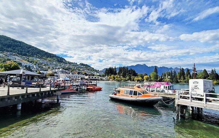 Le front de mer de Queenstown