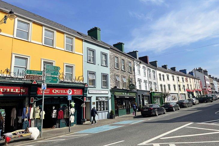 Edificio colorido en Kenmare