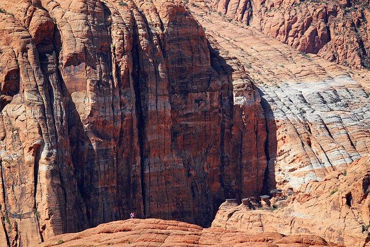 Wanderer im Snow Canyon State Park