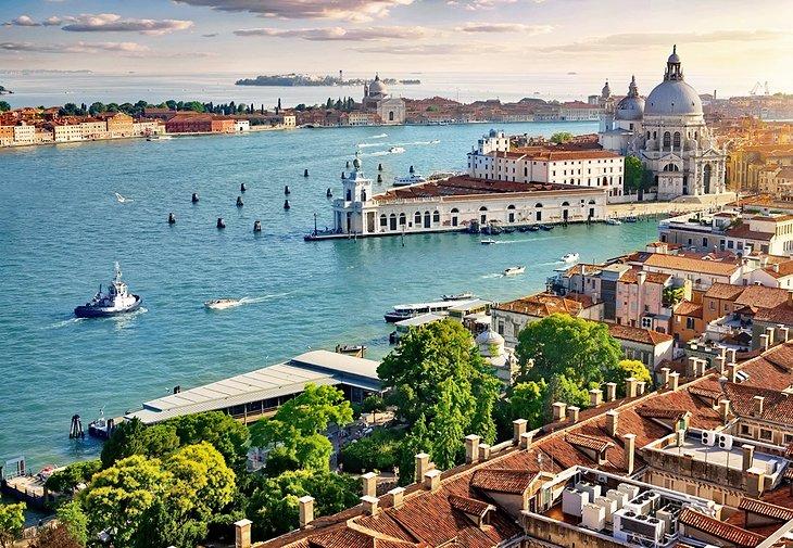 Überblick über Giardinetti Reale und Venedig
