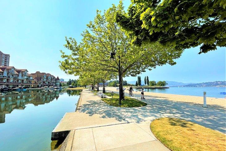 Frente al mar de Kelowna