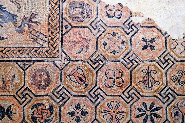 Mosaicos en los Civici Musei d'Arte e Storia Santa Giulia
