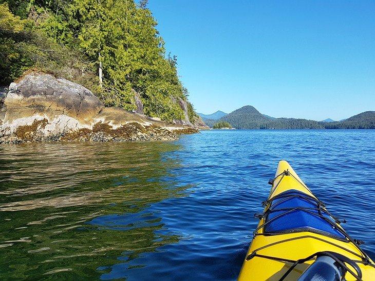 Kajakfahren auf dem Clayoquot Sound