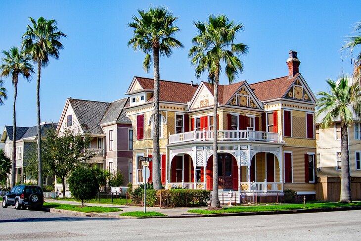 Maisons historiques à Galveston, Texas