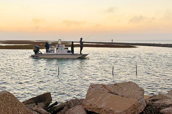 La pêche à Galveston