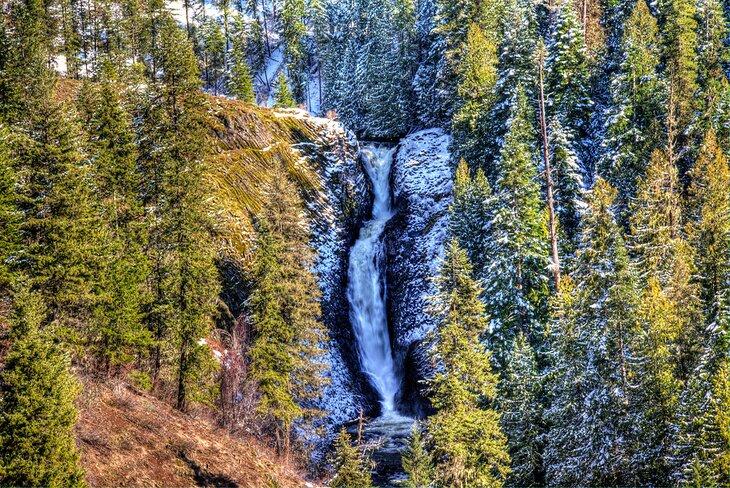 Chutes du Moyen Elk Creek, forêt nationale de Nez Perce