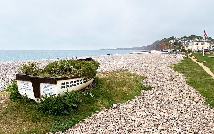 Plage de Budleigh Salterton