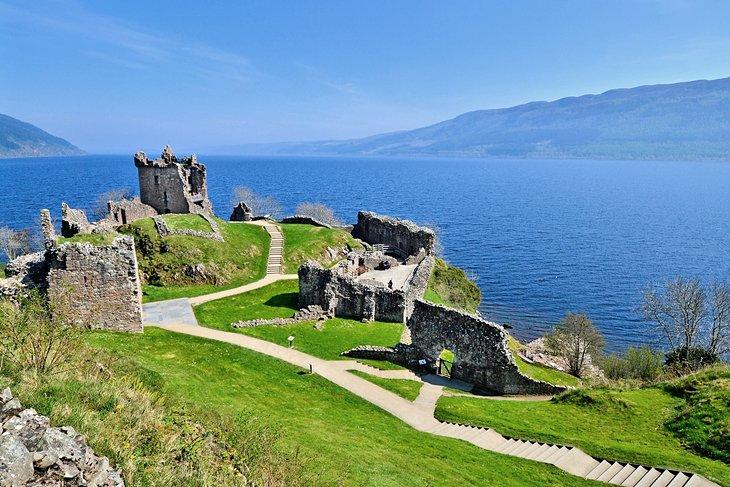 Castillo de Urquhart en Loch Ness