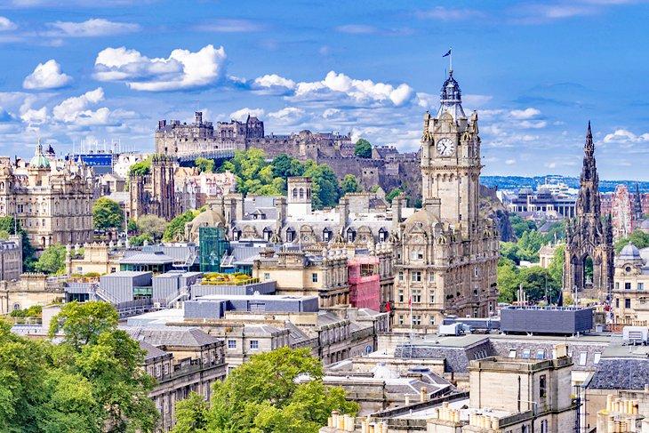 Vista de la ciudad de Edimburgo