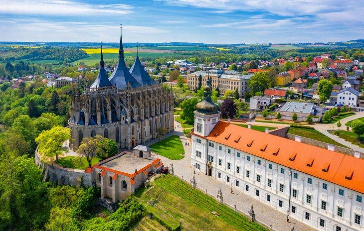 Vista aérea de Kutná Hora