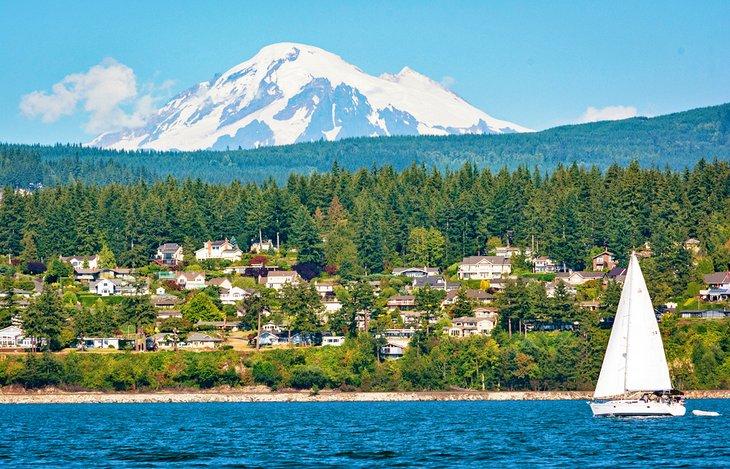 Mount Baker über Bellingham