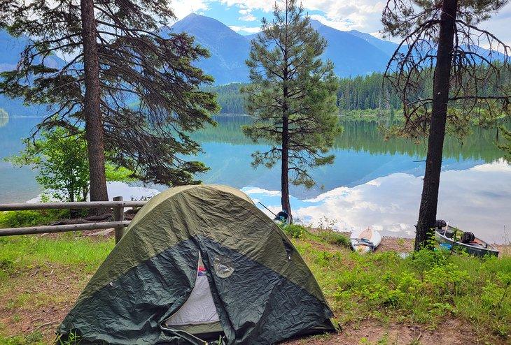Camping en Lago Holland