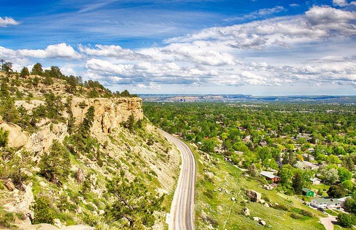 Zimmerman Trail auf der Westseite von Billings