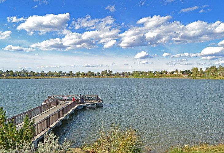 Pier von Roger im Lake Elmo State Park