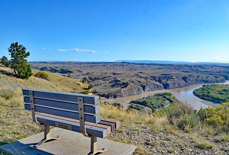 Die Aussicht vom Four Dances Recreation Area