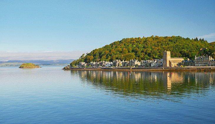 Blick über die Corran Esplanade in Oban